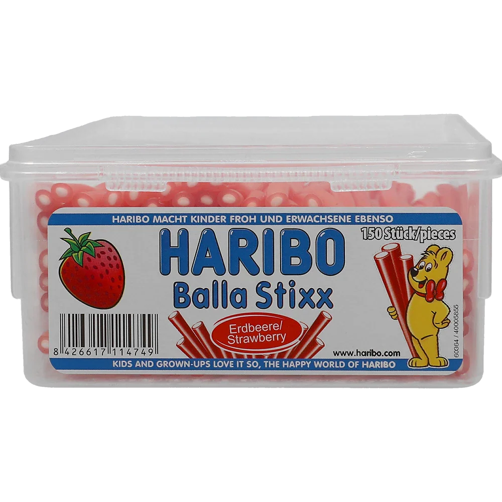 Haribo DE Balla Stixx Erdbeere