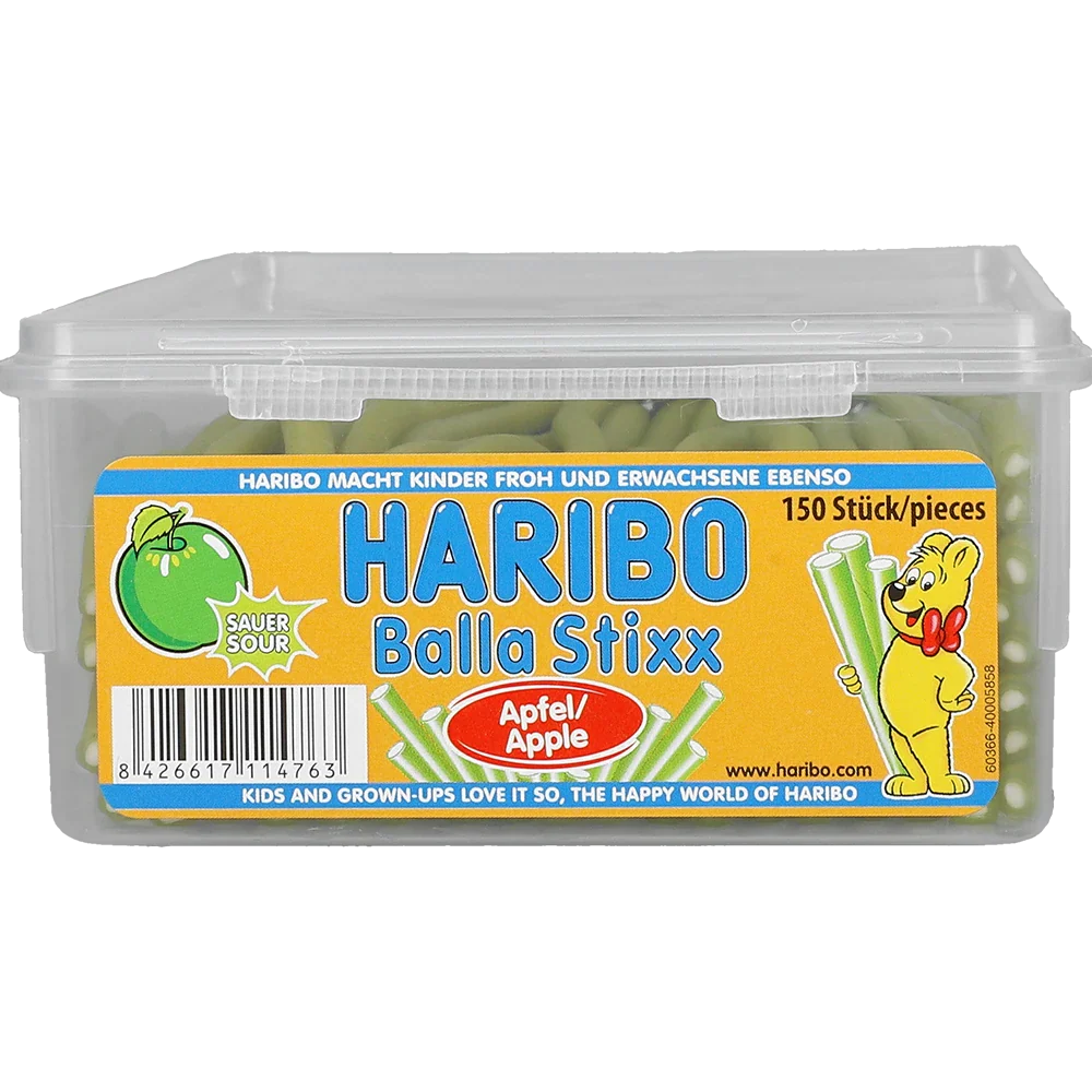 Haribo DE Balla-Balla Sura Äpplen