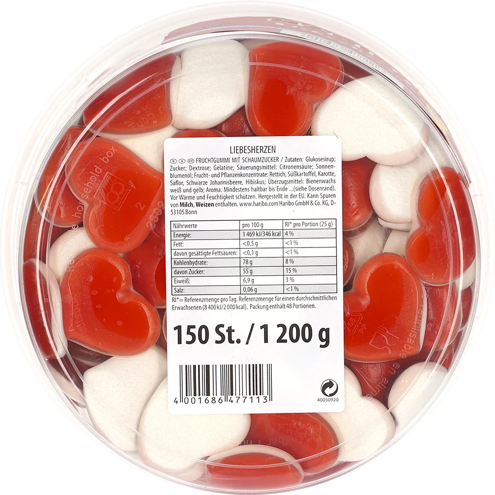 Haribo DE Liebesherzen