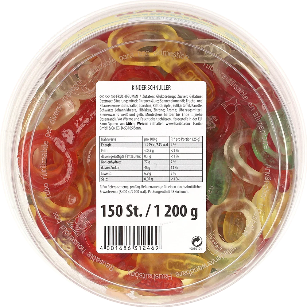 Haribo DE Kinder Schnuller