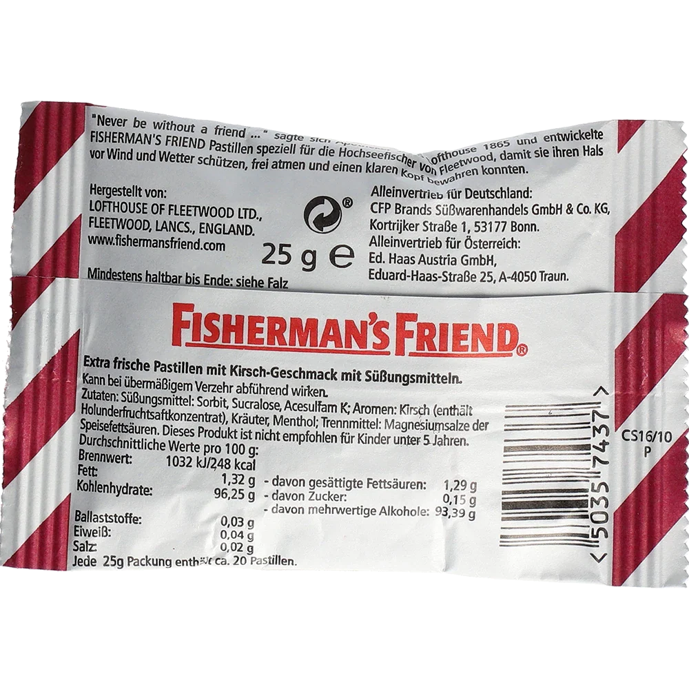 Fisherman's Friend Kirsch Menthol o.Z.