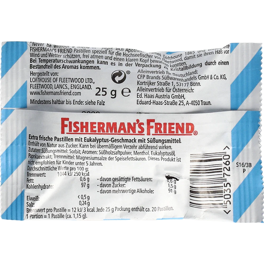 Fisherman's Friend Eukalyptus Menthol o.Z.