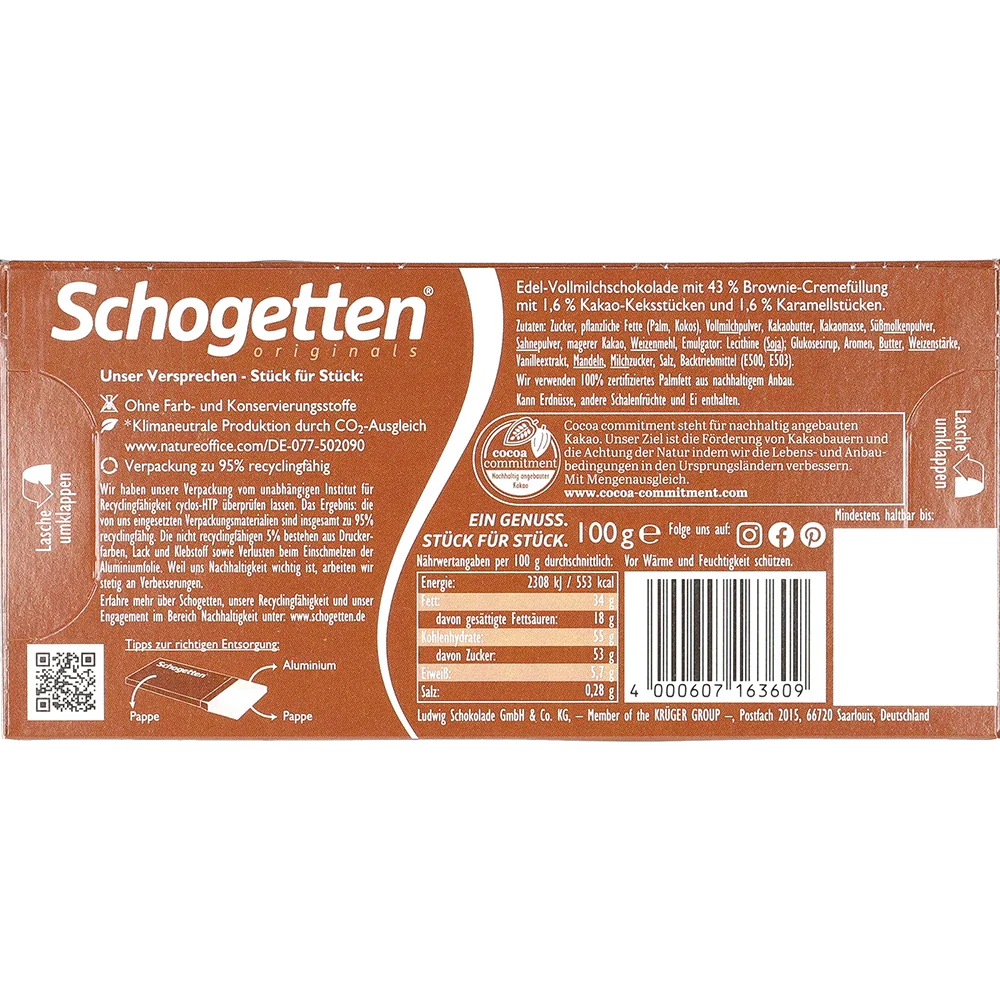 Schogetten Caramel Brownie