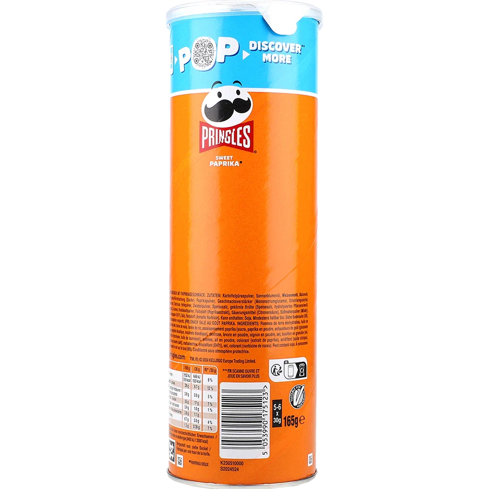 Pringles Sød Paprika