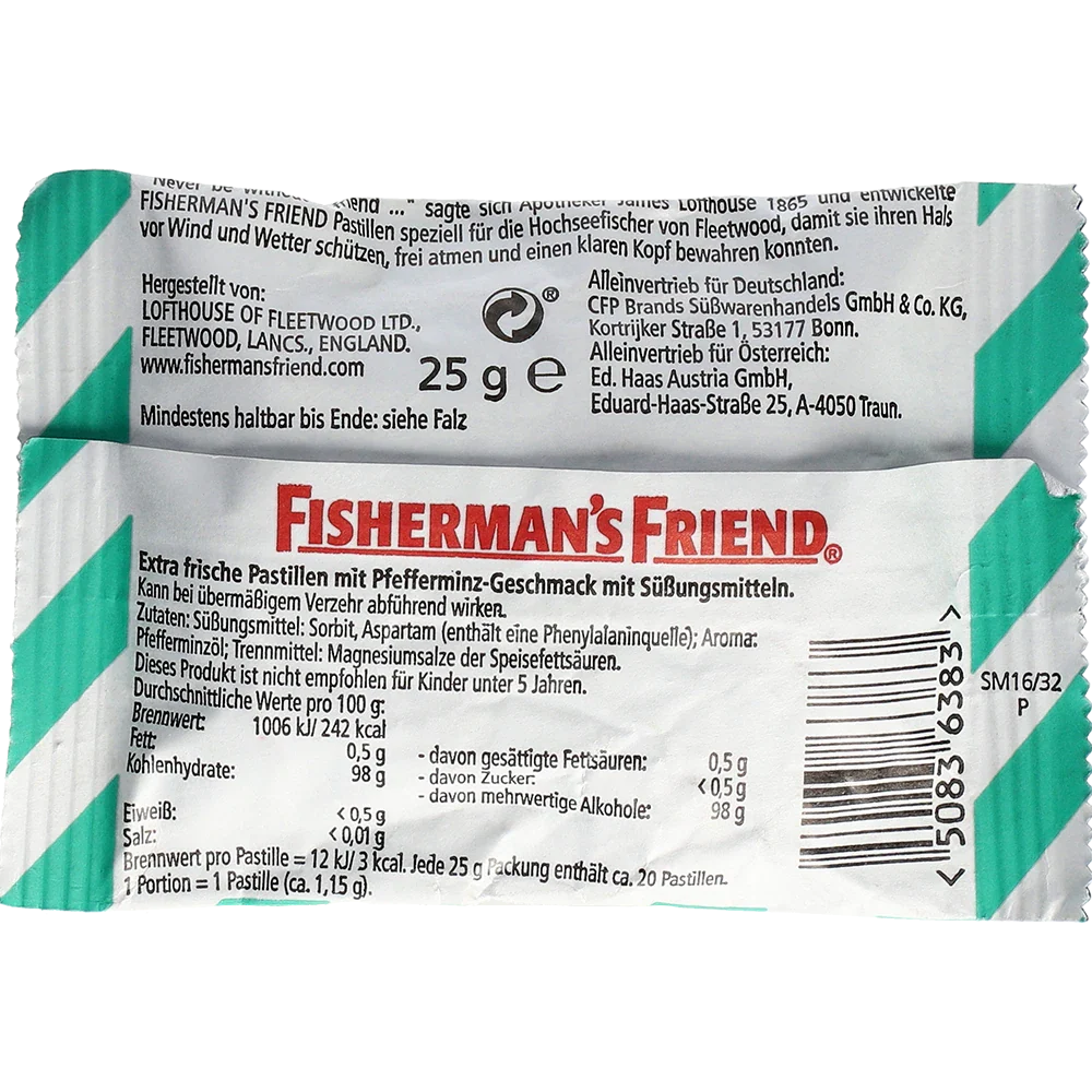 Fisherman's Friend Mint Menthol o.Z.