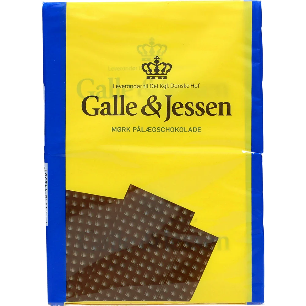 Galle & Jessen Mørk Pålægschokolade