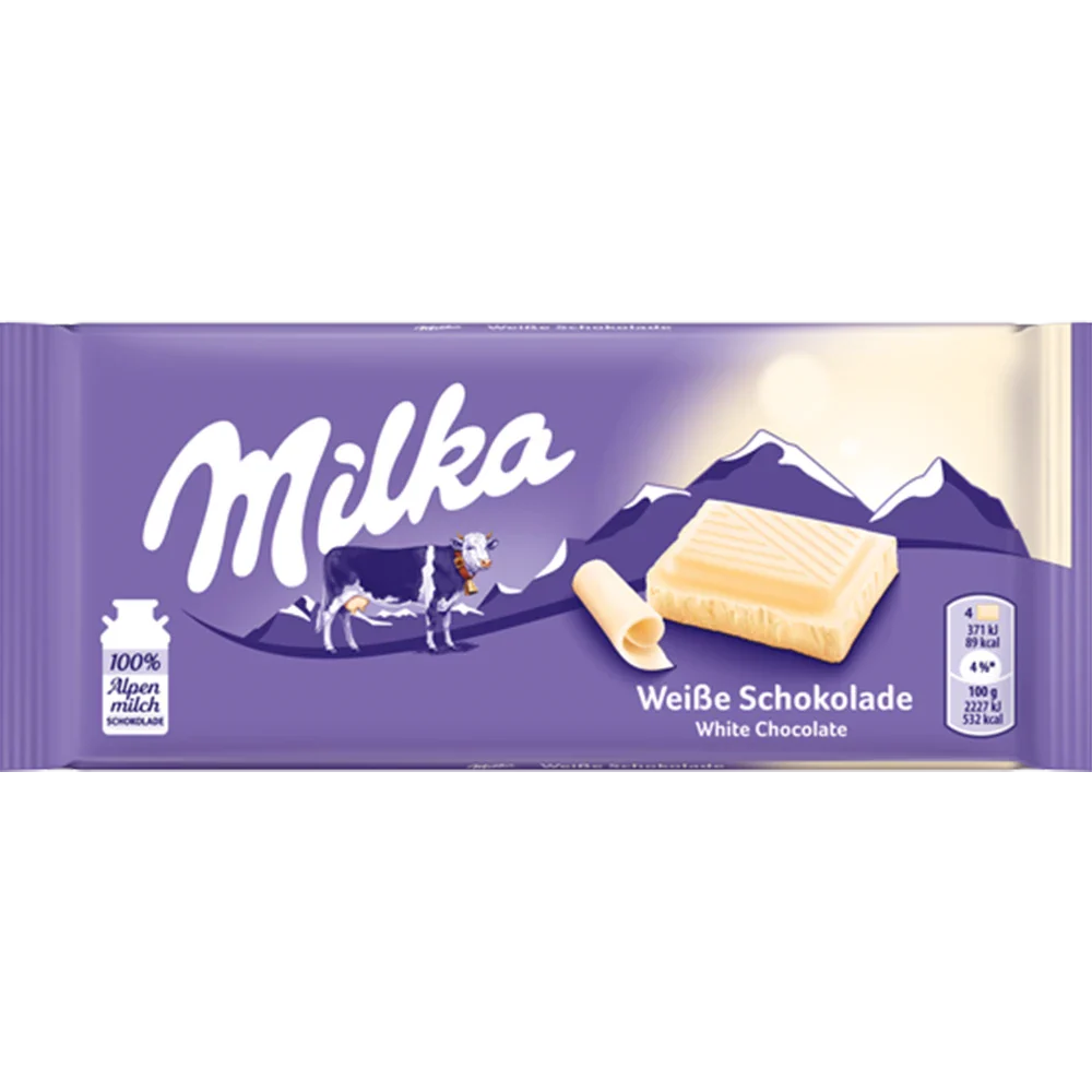 Mondelez Milka Tafel Weiße Schokolade