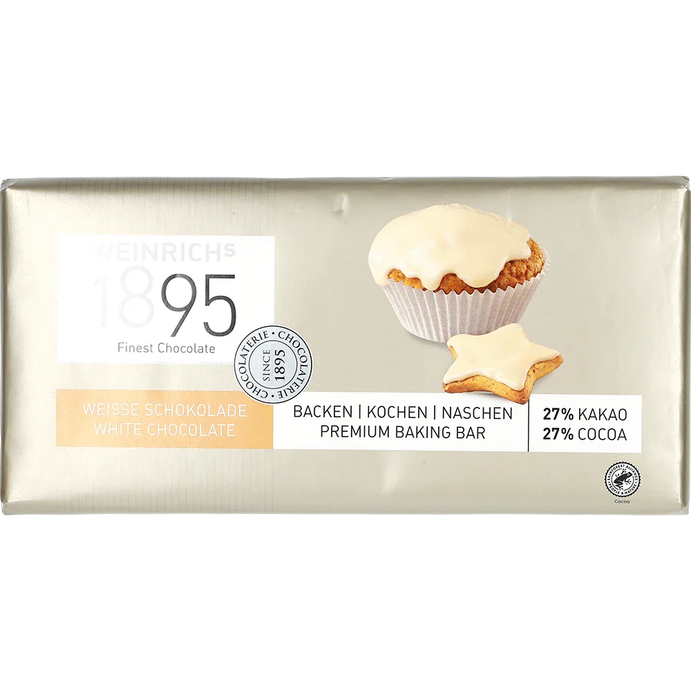 Weinrich's Premium Baking Bar Weisse Schokolade