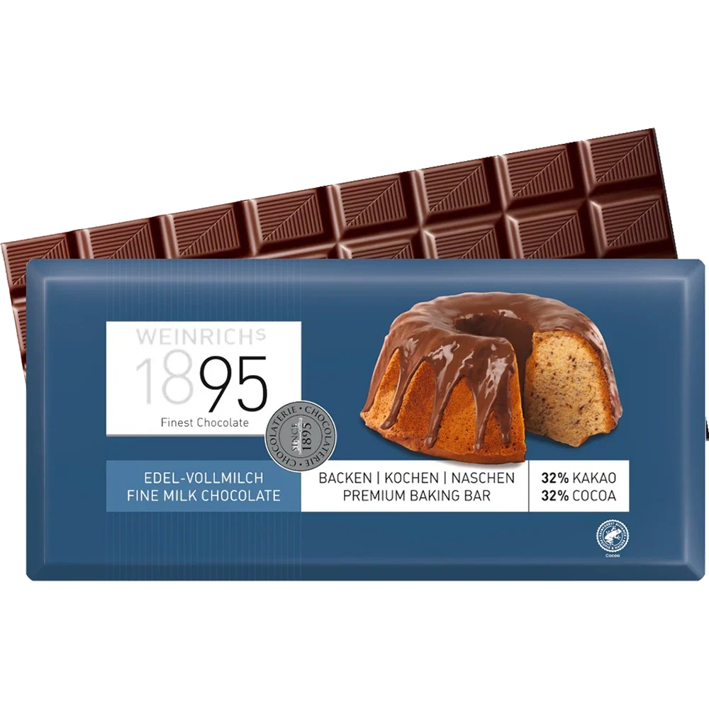 Weinrich's Premium Baking Bar Edel-Vollmilch