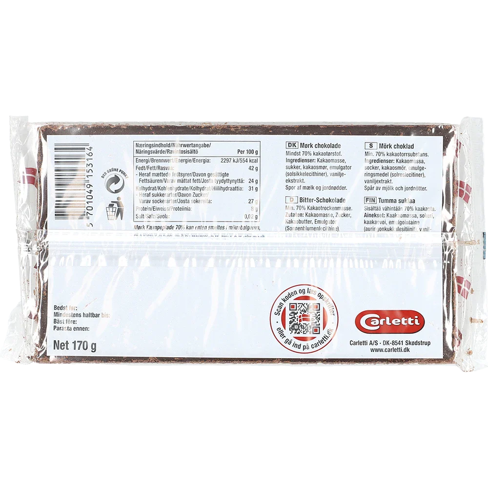 Carletti Kæmpelade Mørk 70%