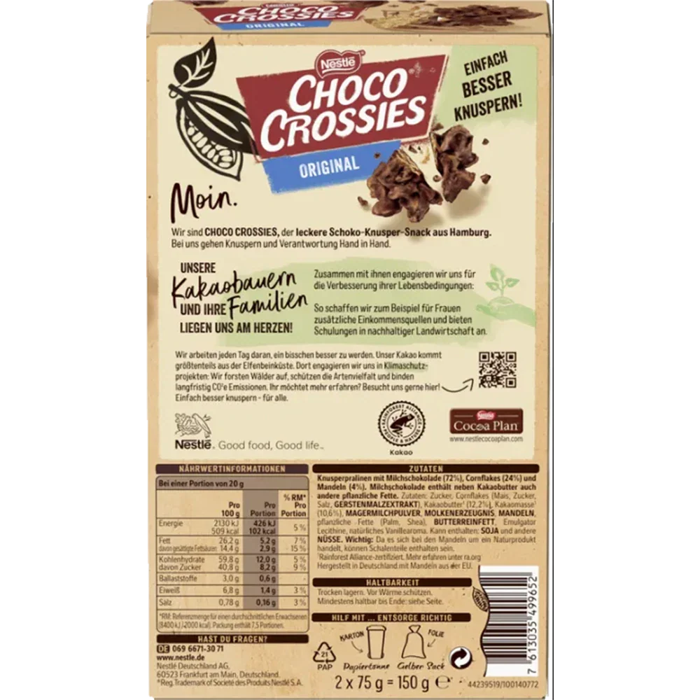 Nestlé Choco Crossies Classic