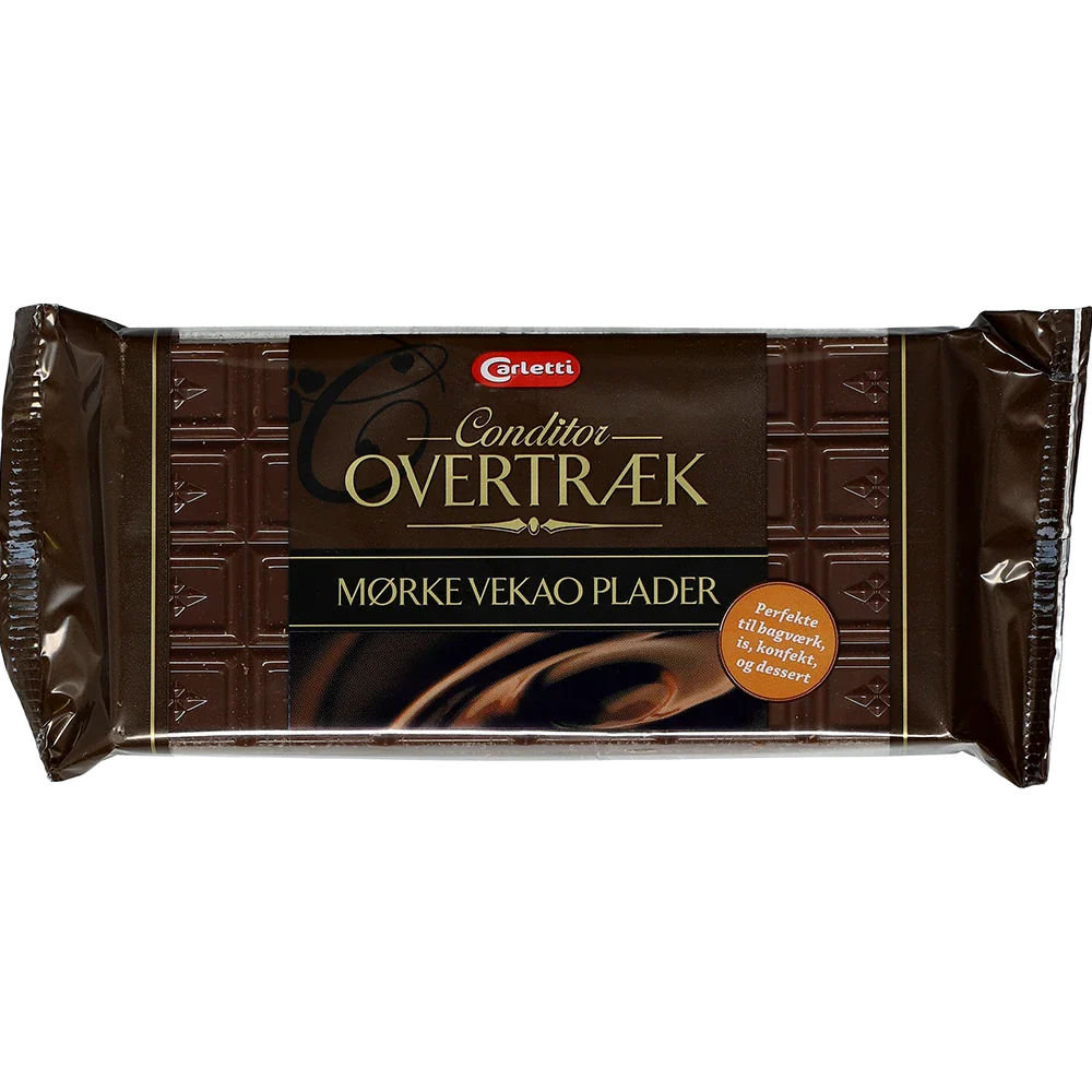 Carletti Conditor Mörk Chokladöverdragen Våffla