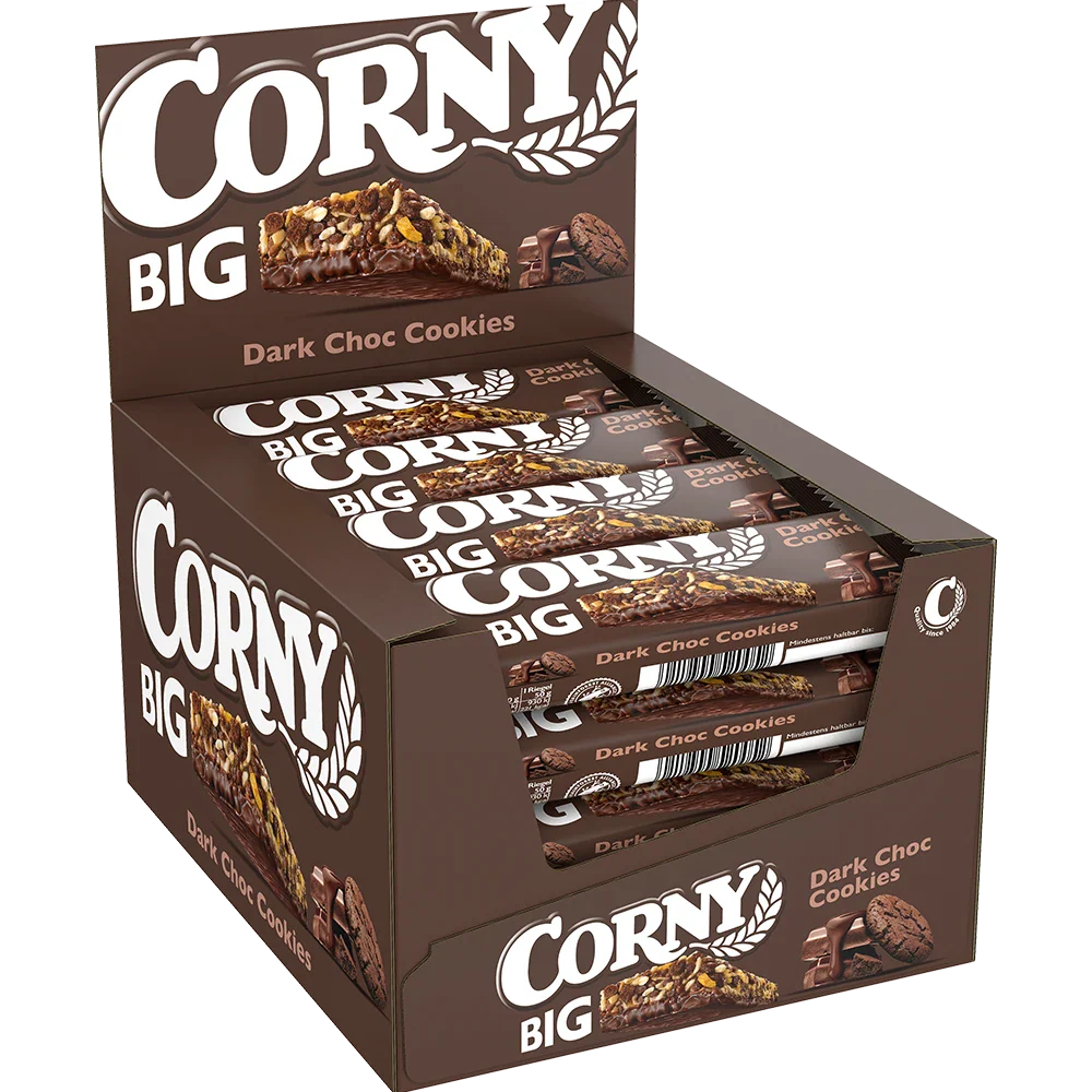 Corny Big Mörk choklad-cookies