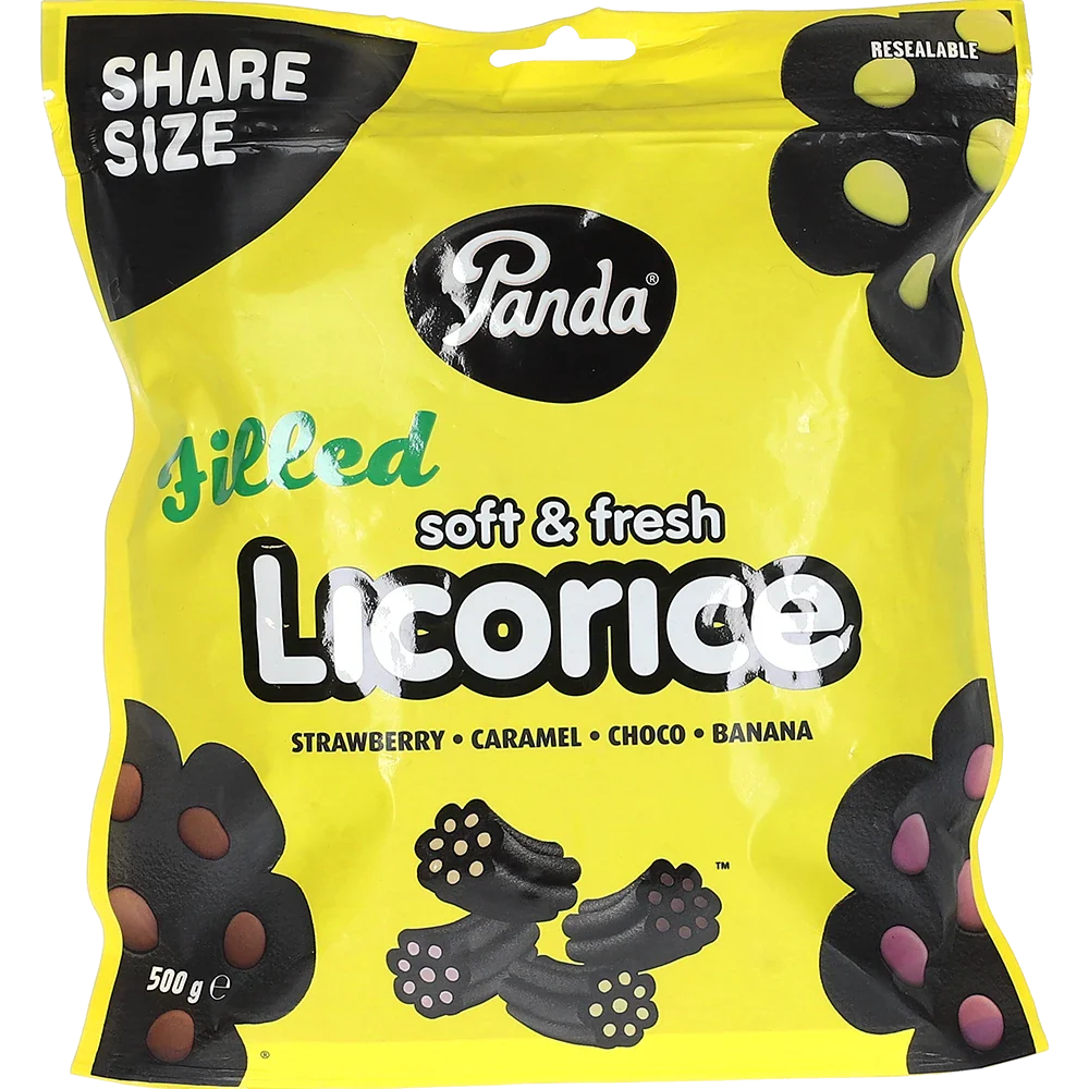 Panda Mjuk & Fräsch Lakritsfylld