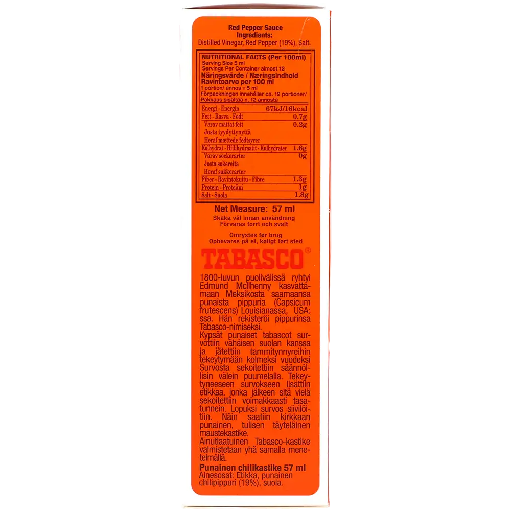 Mc. Ilhenny Co. Tabasco pepparsås, 57 ml