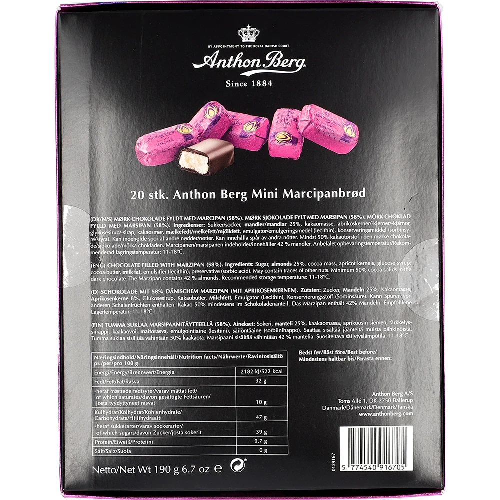 Anthon Berg Marsipanbröd Mini
