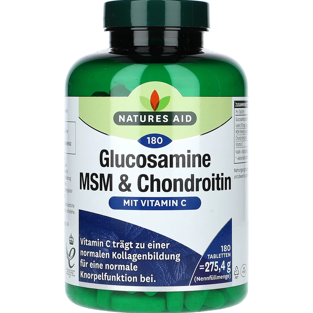 Natures Aid Glukosamin MSM & Kondroitin