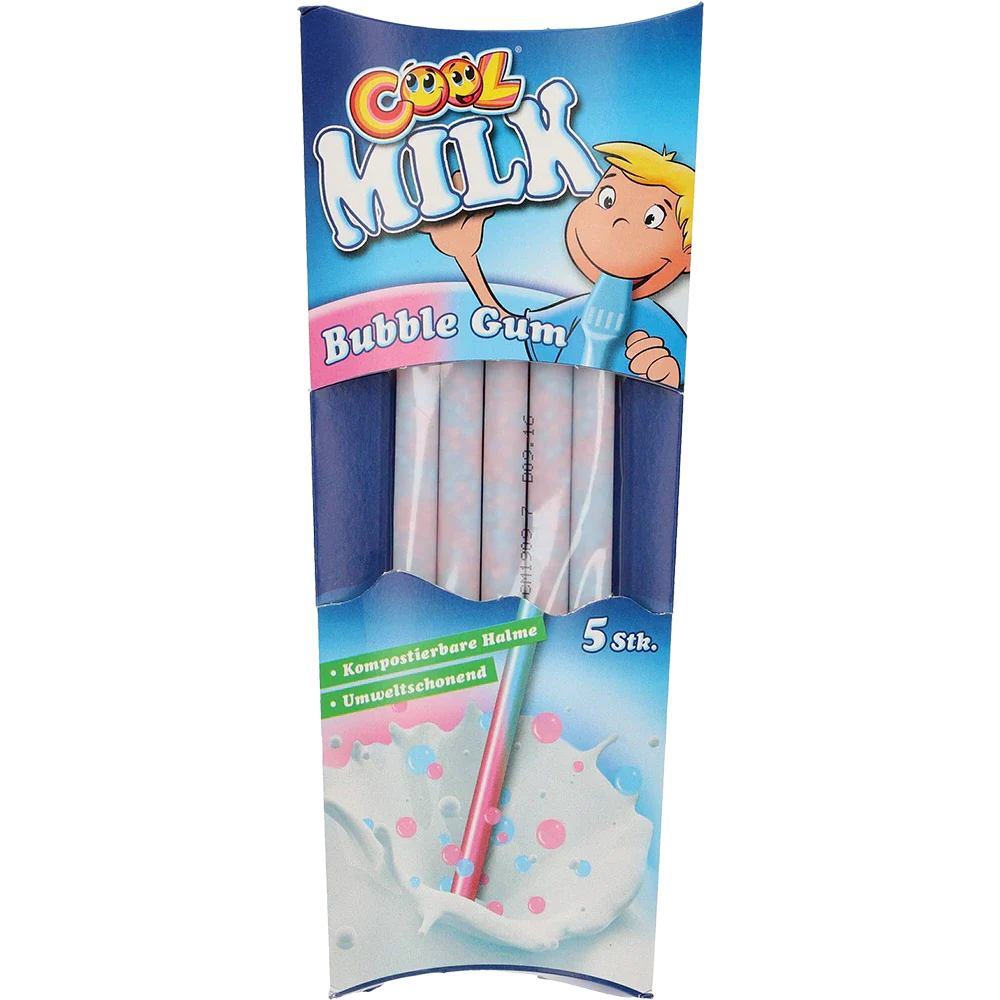 Cool Milchtrinkhalme Bubble Gum