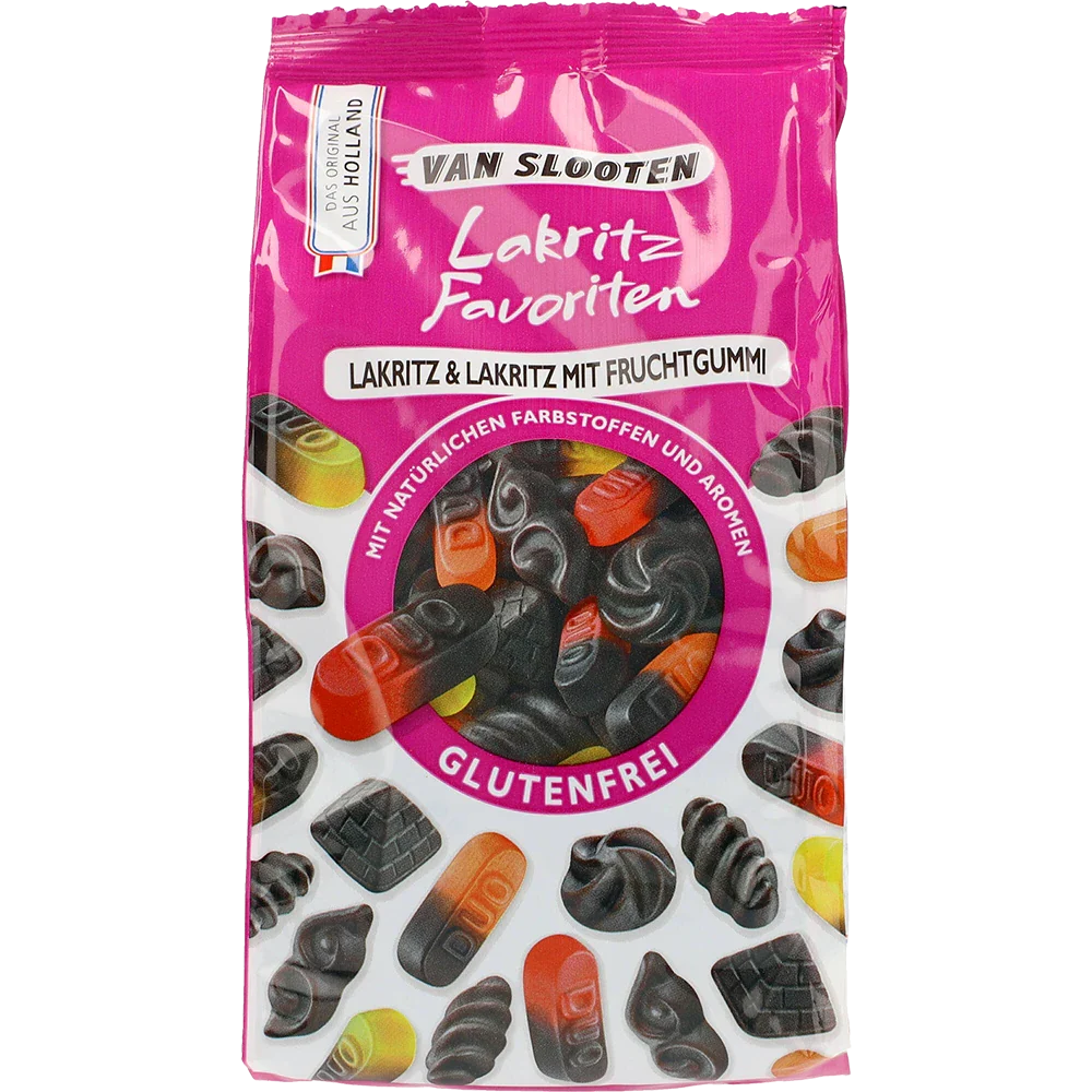 Van Slooten Lakritz Favoriten Glutenfrei