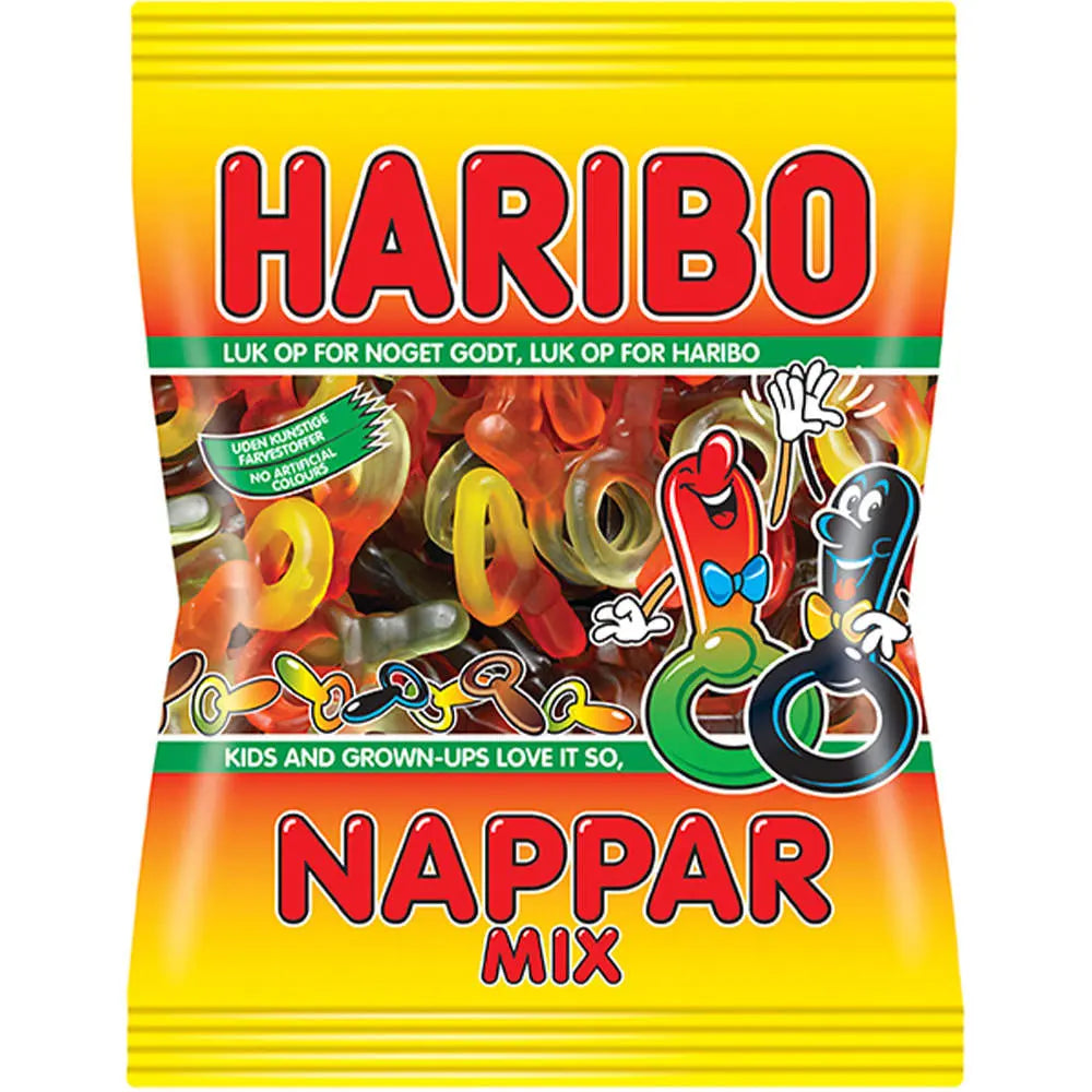 Haribo DK Nappar Frugt