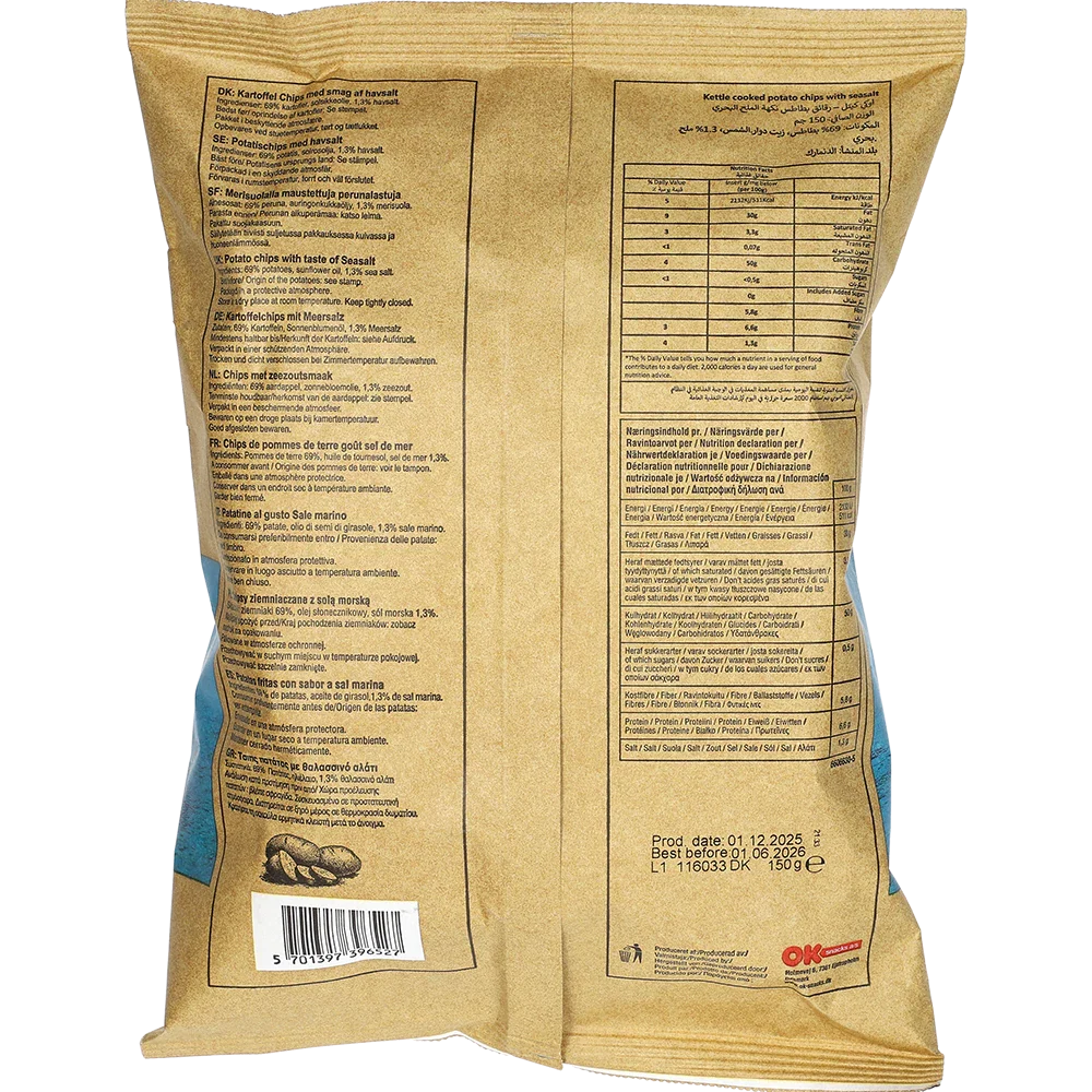 Kettle Chips Sea Salt