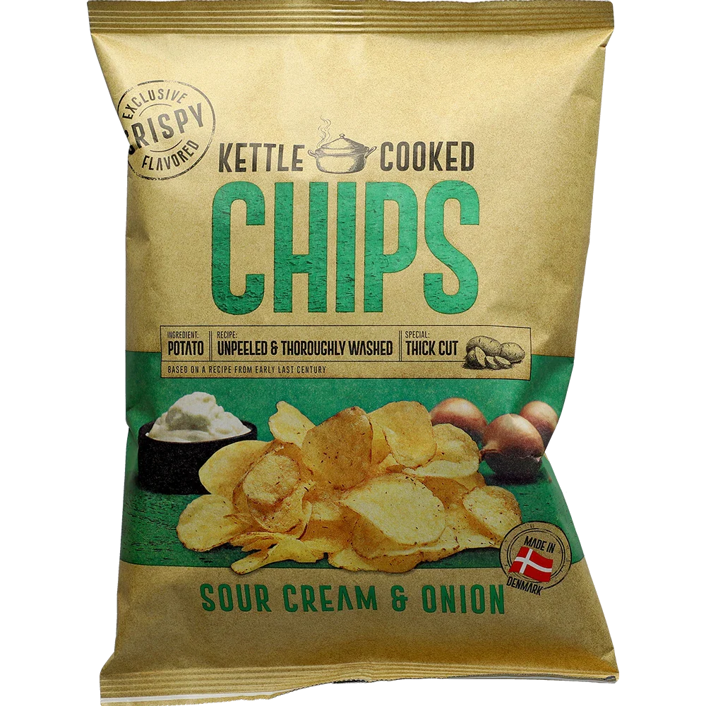 Kettle Chips gräddfil & lök
