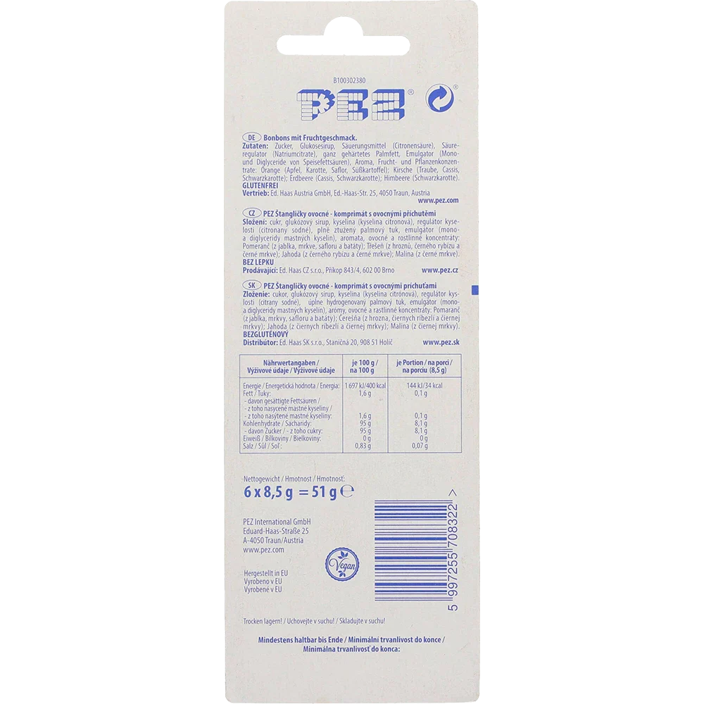 PEZ Nachfüllpackung