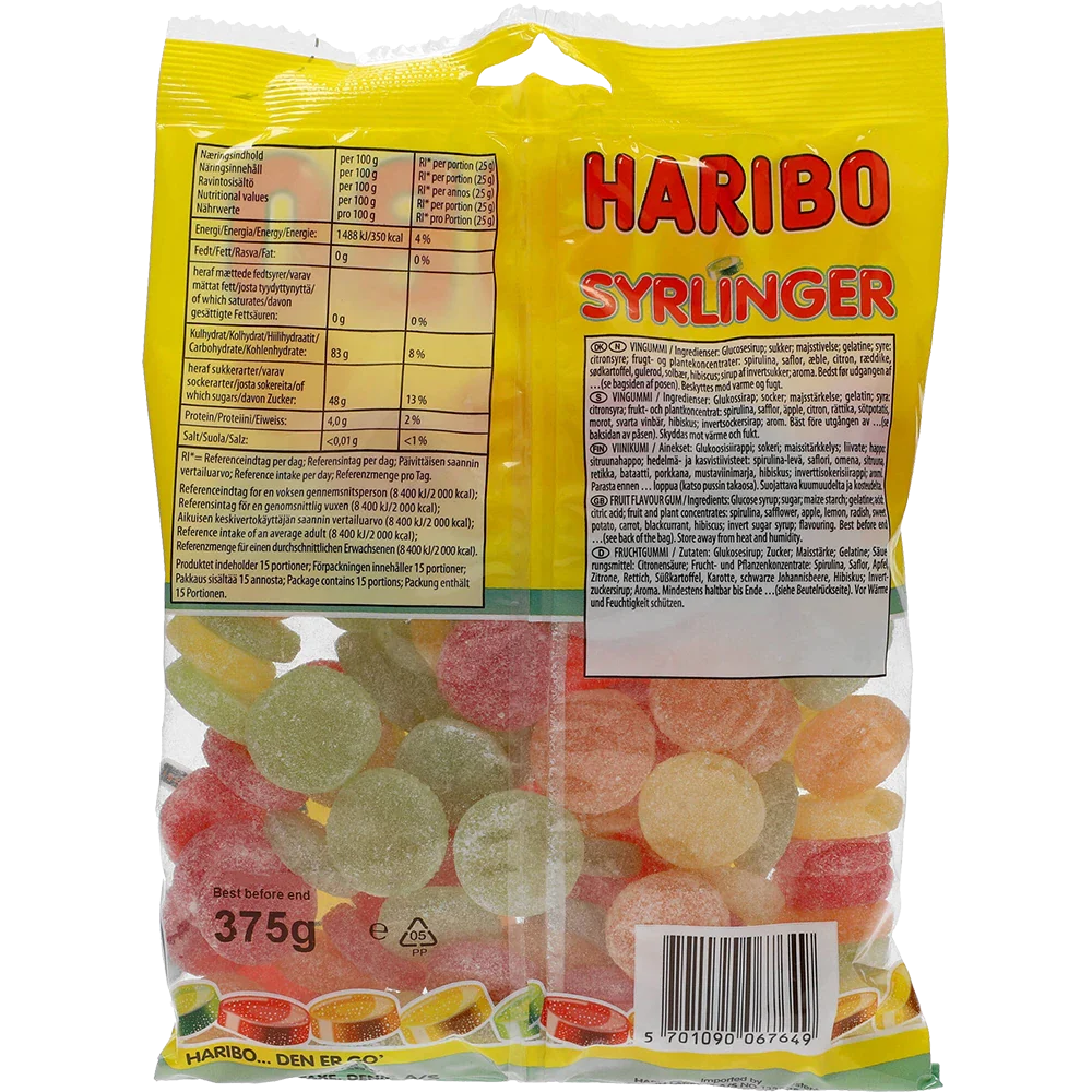 Haribo DK Syrlinger