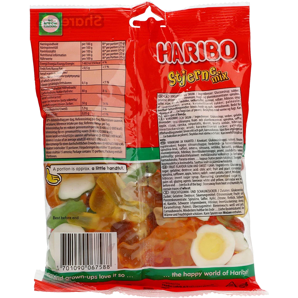 Haribo DK Stjerne Mix