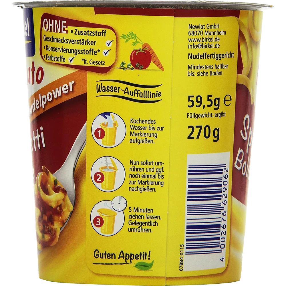 Birkel Minuto Spagetti Bolognese