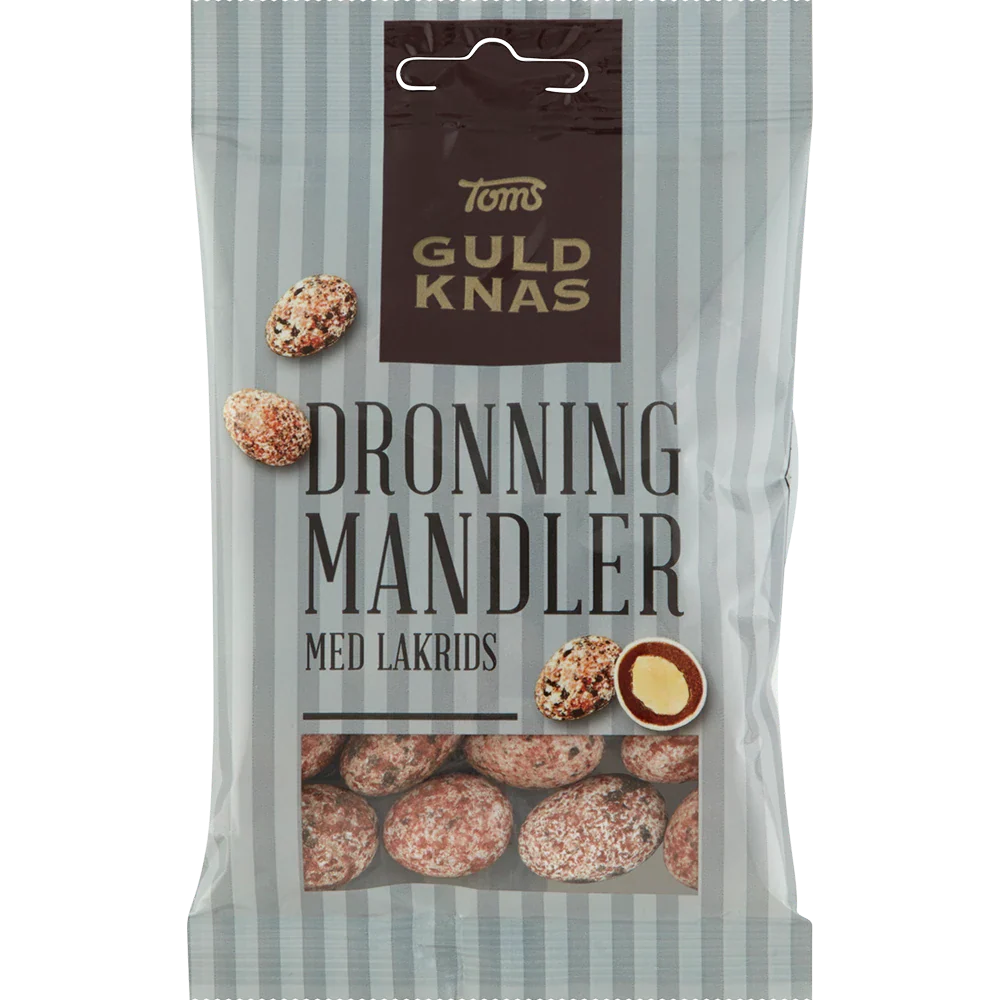 Toms Guldknas Dronning Mandler med Lakrids