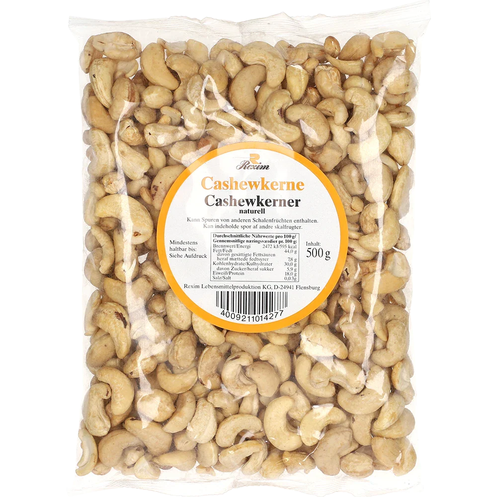 Rexim Cashewkärnor Naturella, 500G