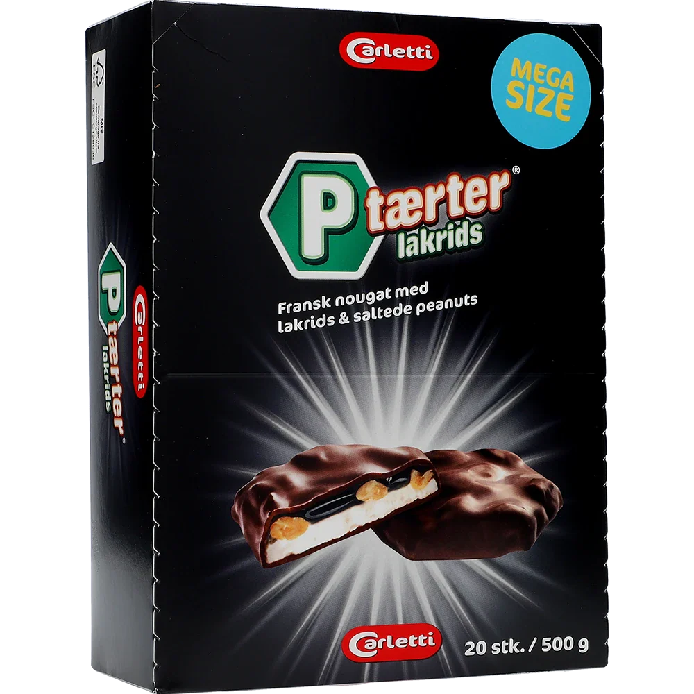 Carletti P-Tærter Lakrids