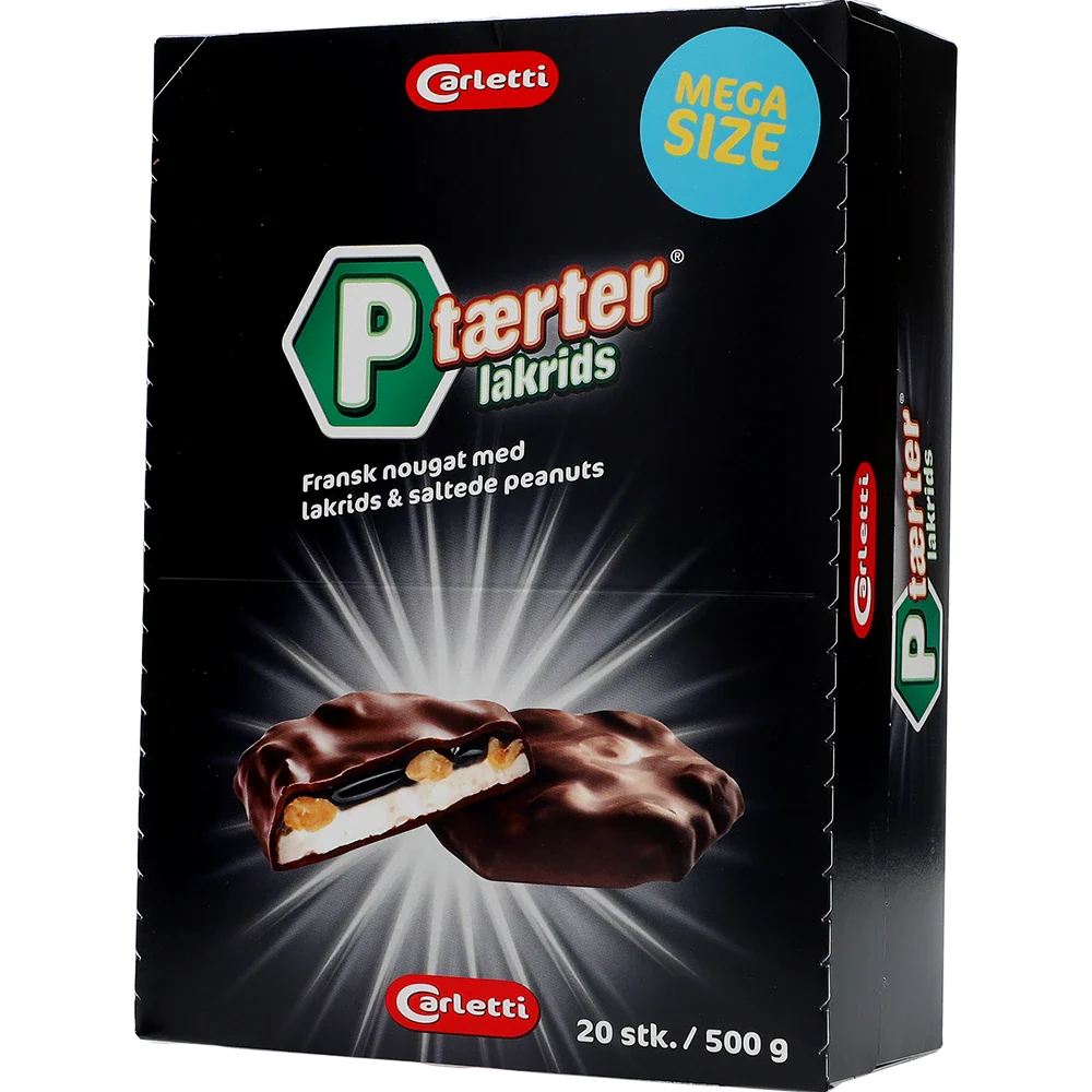Carletti P-Tærter Lakrids