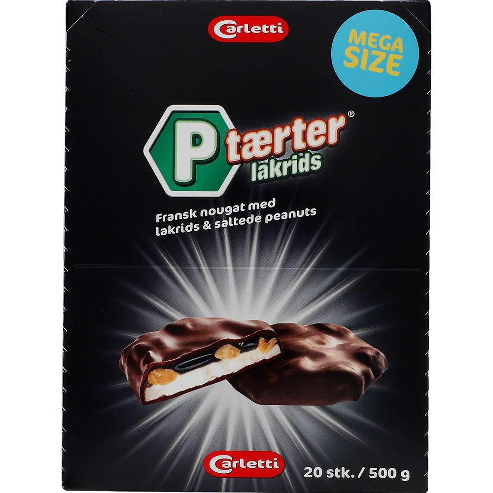 Carletti P-Tærter Lakrids