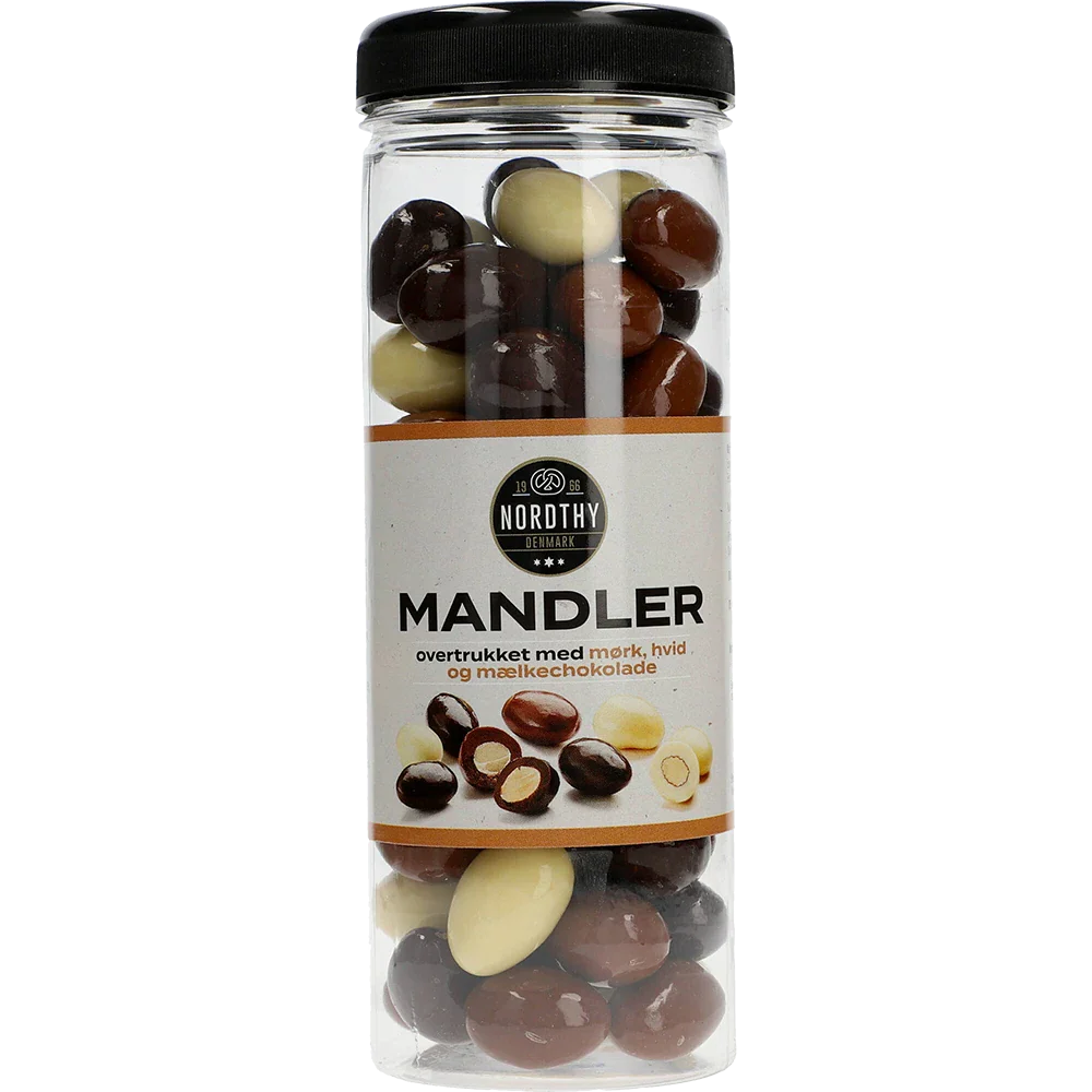 Nordthy Mandler mørk, hvid & mælke