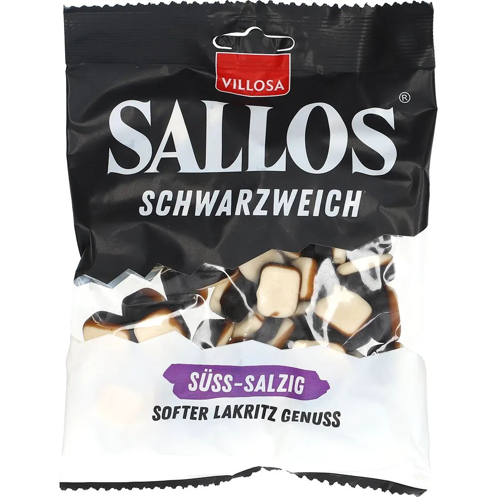 Sallos Sort-Hvid Sød-Salt