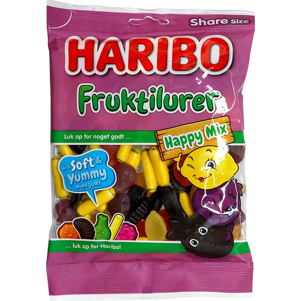 Haribo DK Fruktilurer