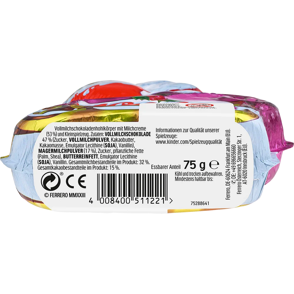 Ferrero Kinder Rosa Weihnachtsmann mit Überraschung