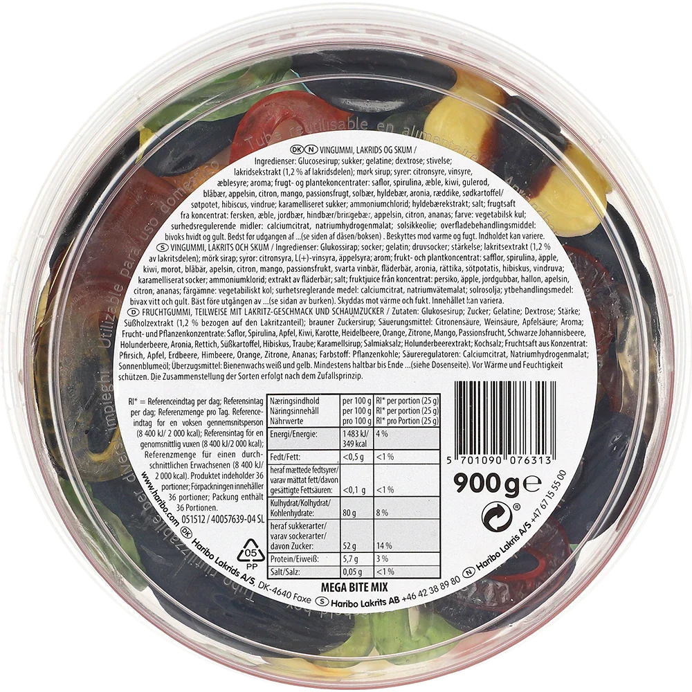 Haribo DK Mega Bite Mix