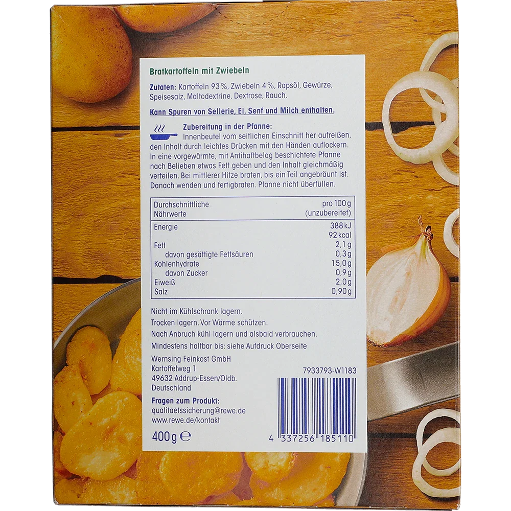 ja! Bratkartoffeln Zwiebel