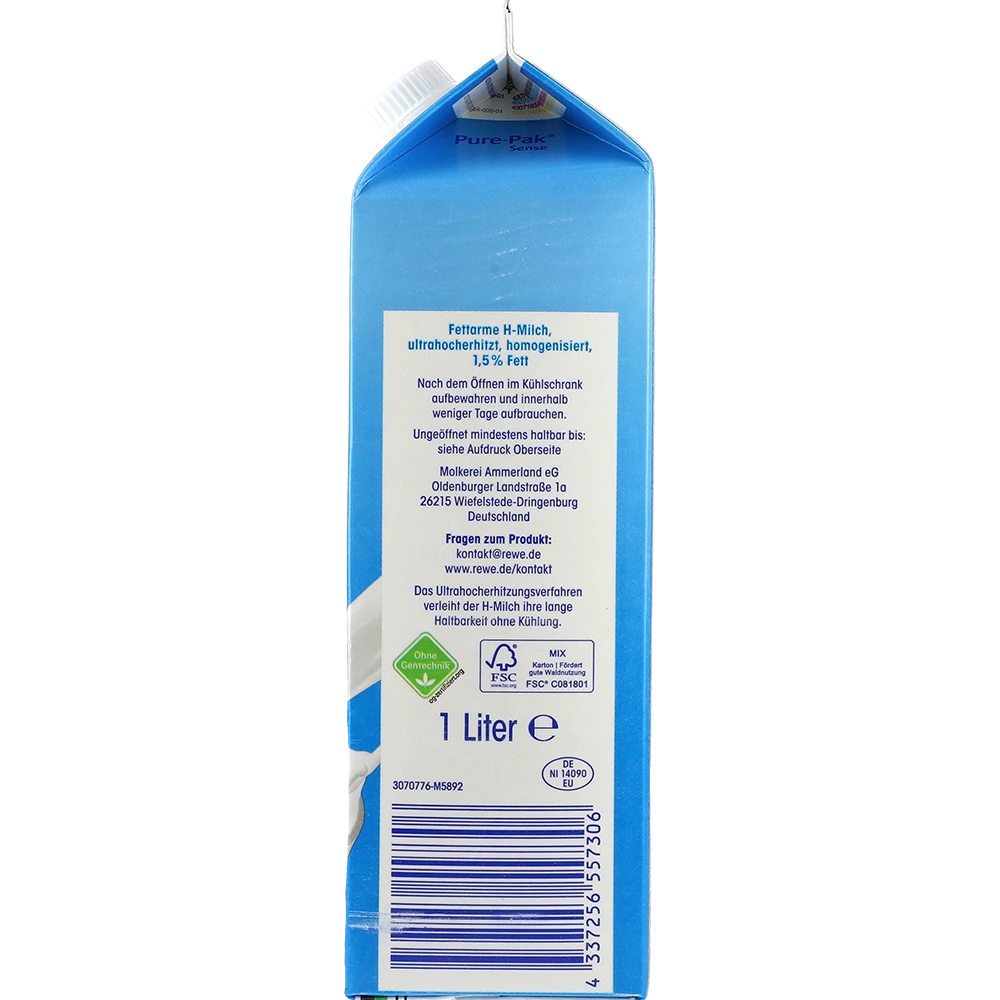 ja! ESL-mjölk GMO-fri 1,5%