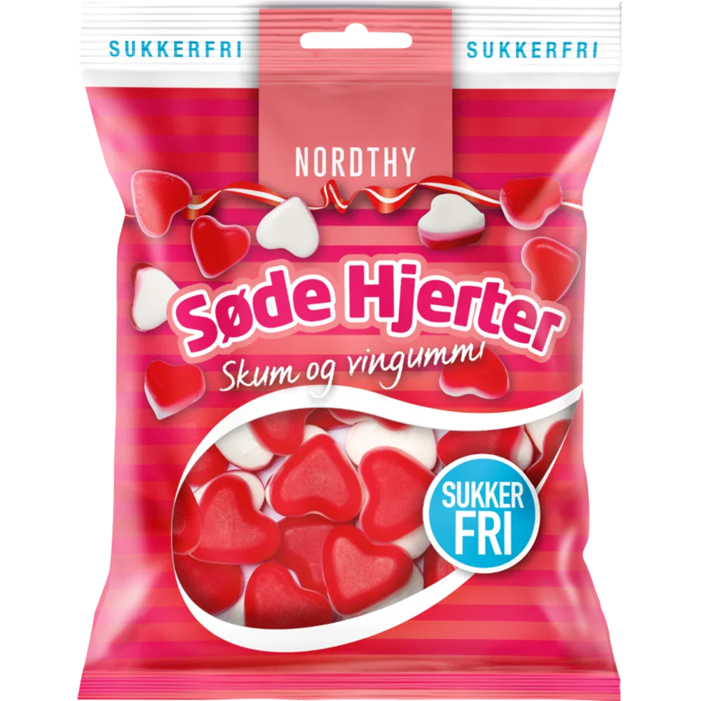 Nordthy Sukkerfrie Søde Hjerter