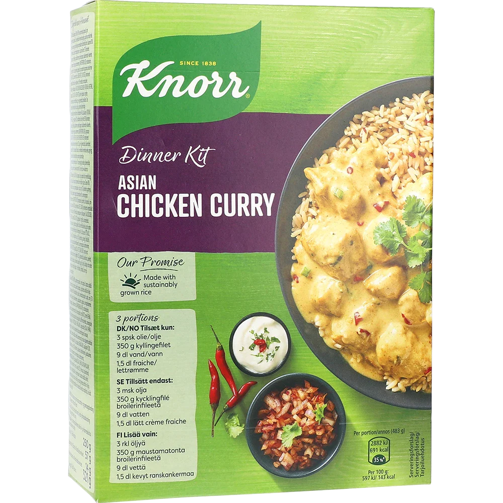 Knorr Dinner Kit Chicken Curry