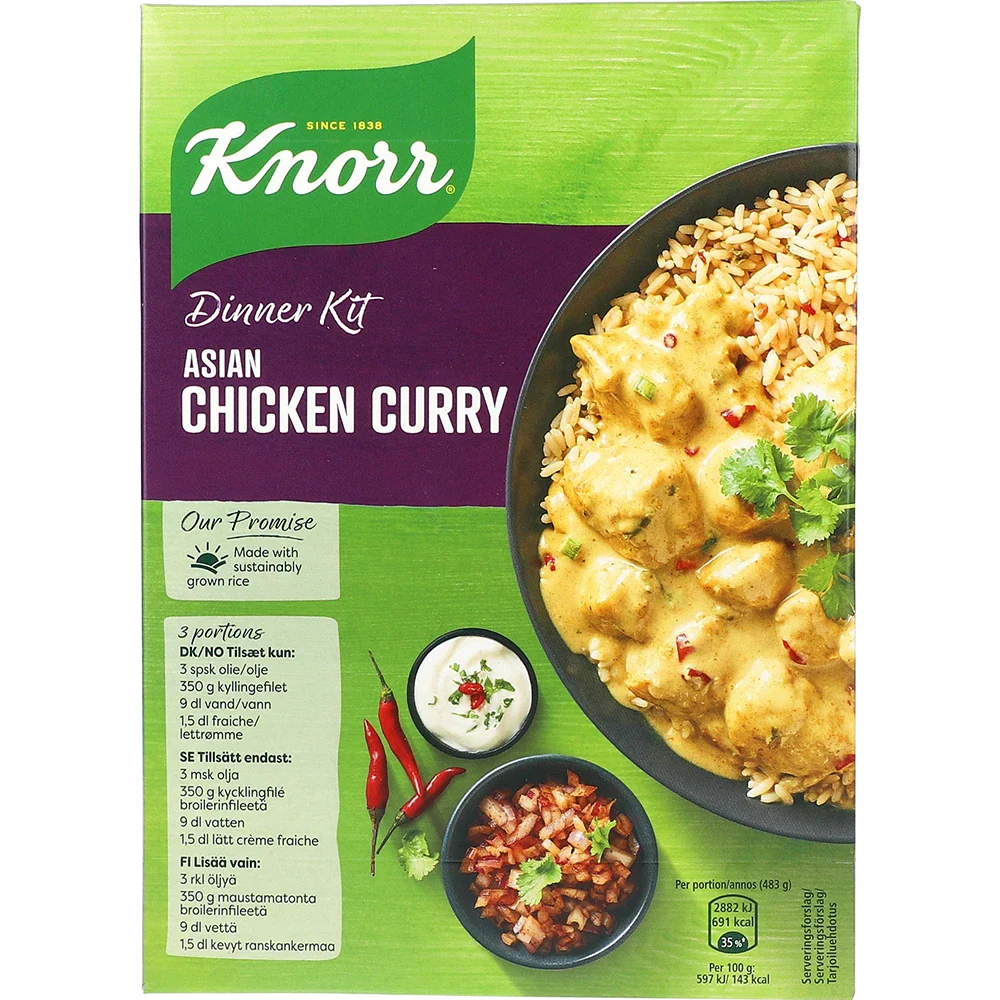 Knorr Dinner Kit Chicken Curry