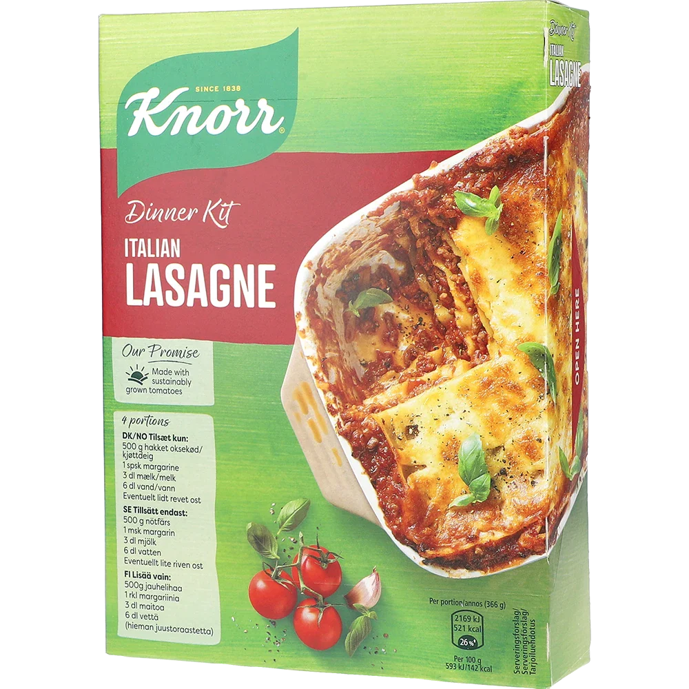 Knorr Dinner Kit Lasagne