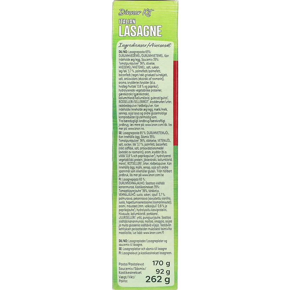 Knorr Dinner Kit Lasagne