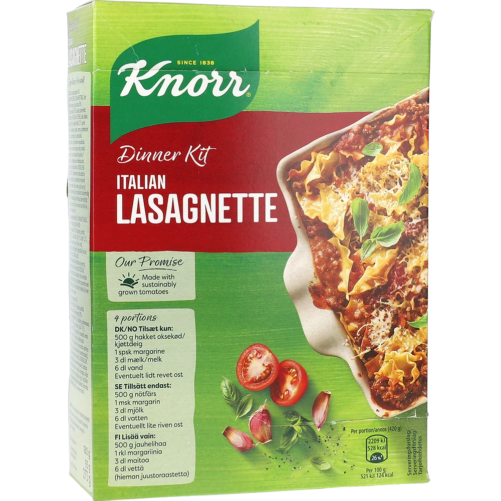 Knorr Dinner Kit Lasagnette