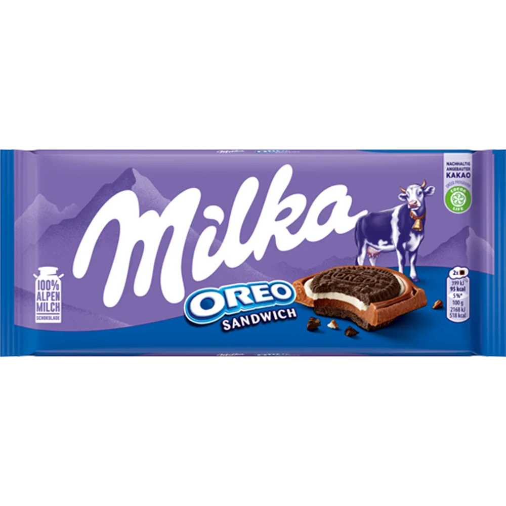 Mondelez Milka Tafel Oreo Sandwich