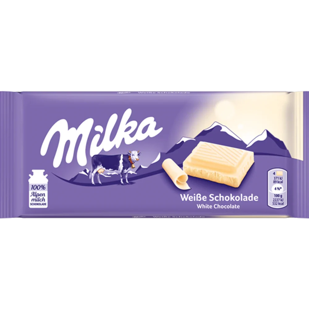 Mondelez Milka Tafel Weiße Schokolade